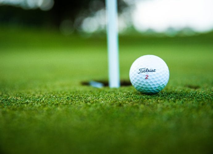 Golf ball near the hole — hobbies for women after 40