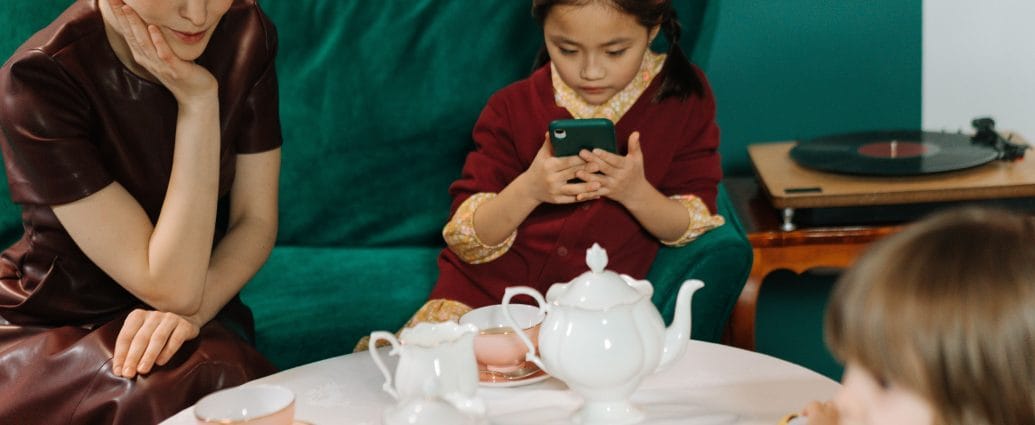 Mother finding time for hobbies when she has small children