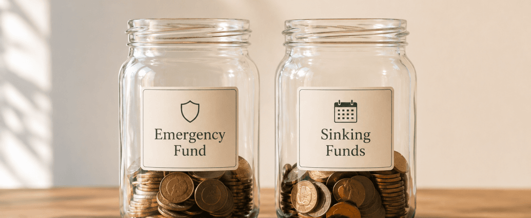 Emergency fund vs sinking funds explained with the AVM Spending Plan